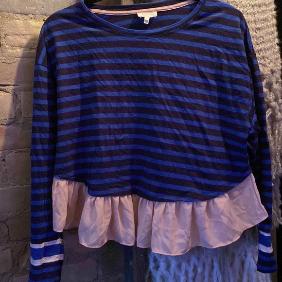 ANTHROPOLOGIE Deletta Ruffled Rugby Pullover - Picture 4 of 7